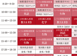 生徒様独自のカリキュラムを設計